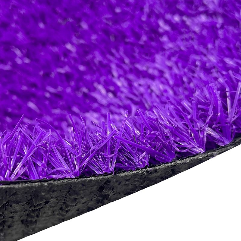 purple fake grass turf