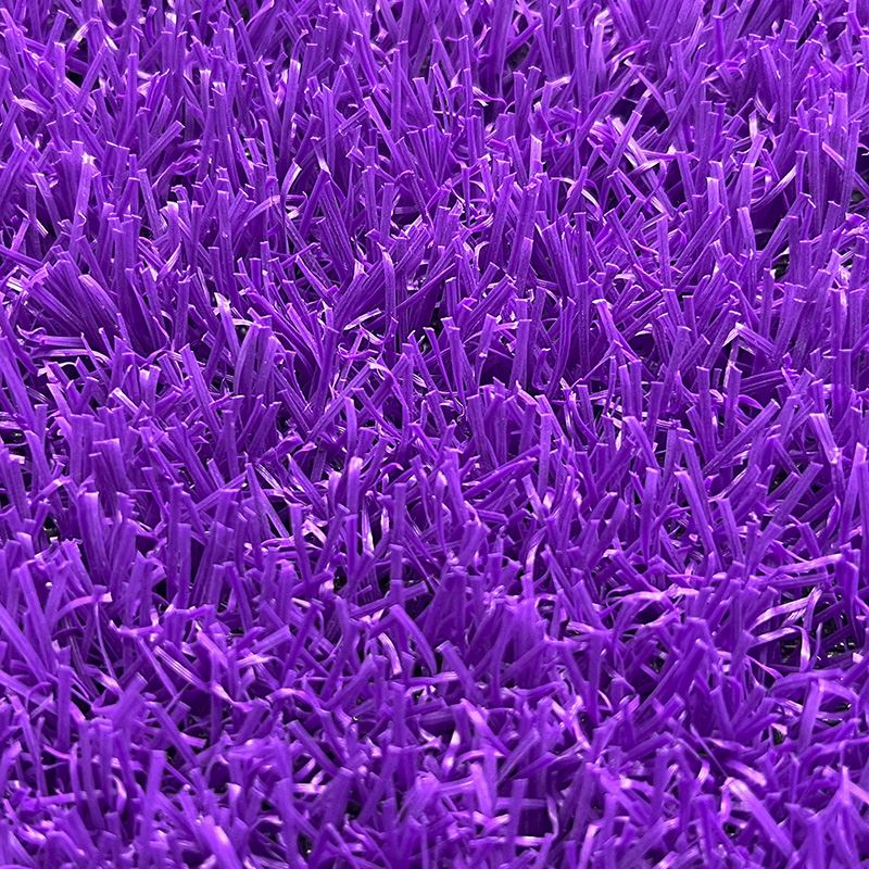 purple fake grass turf