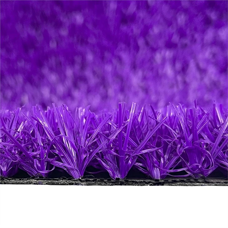purple fake grass turf
